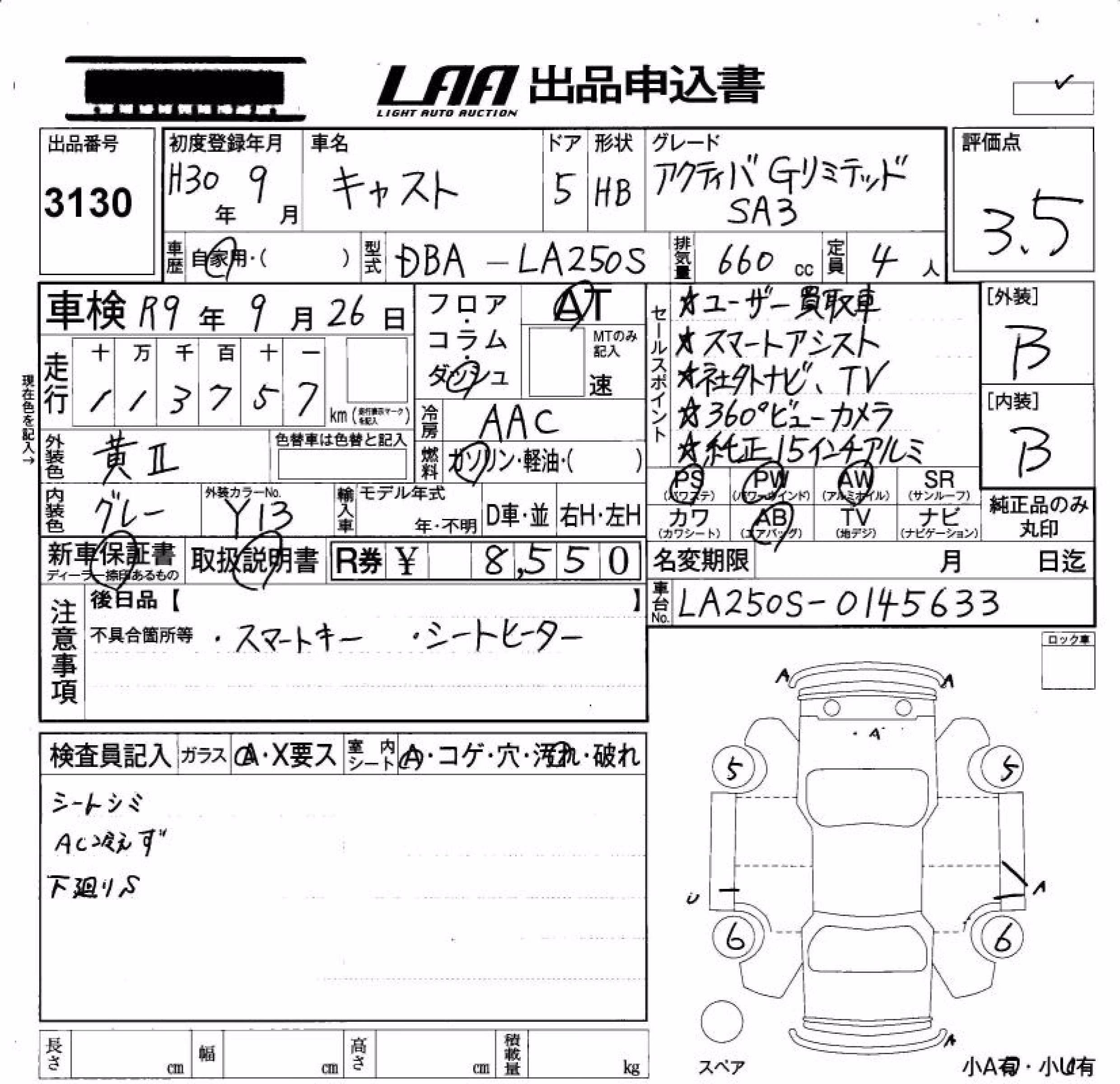 DAIHATSU CAST