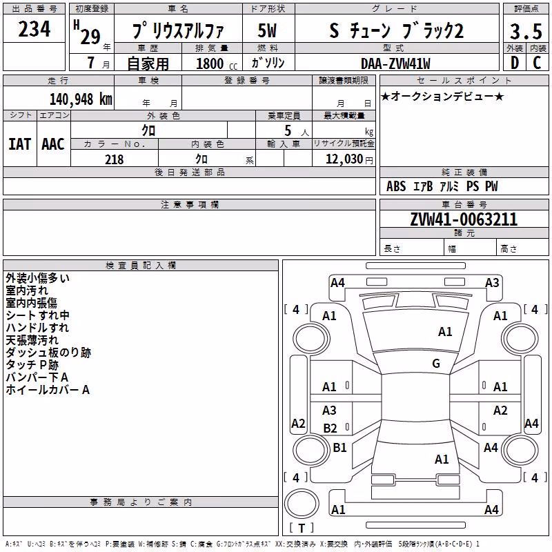 TOYOTA PRIUS ALPHA