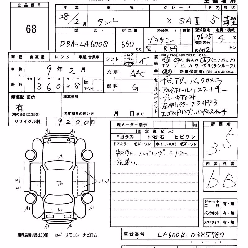 DAIHATSU TANTO