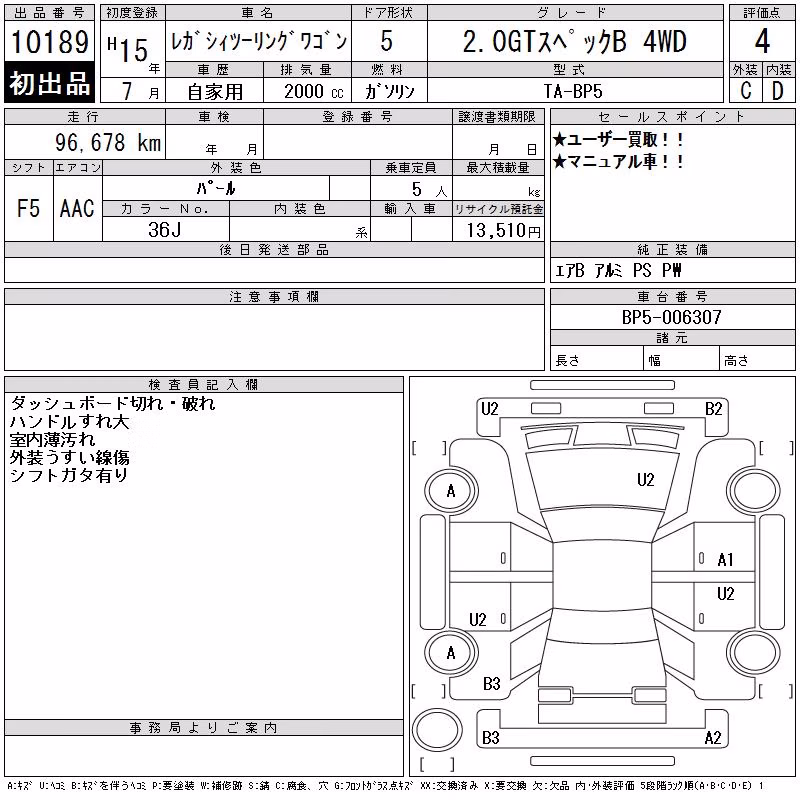 SUBARU LEGACY