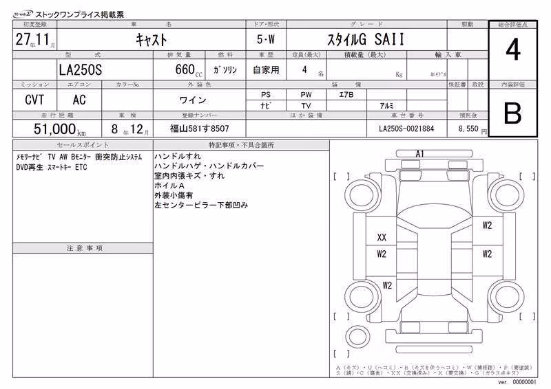 DAIHATSU CAST