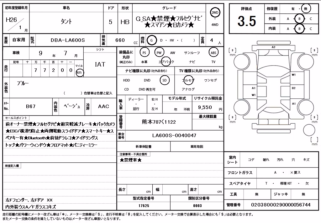 DAIHATSU TANTO