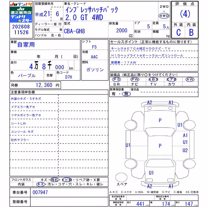 SUBARU IMPREZA