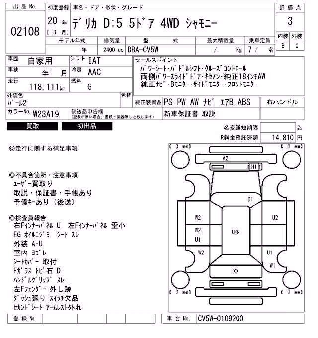 MITSUBISHI DELICA D:5
