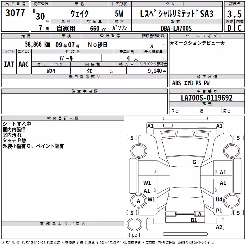 DAIHATSU WAKE