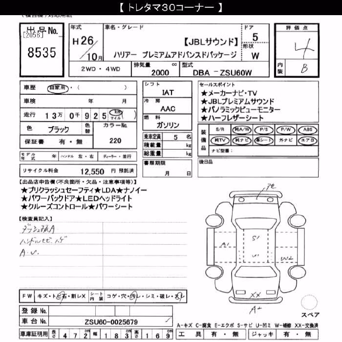 TOYOTA HARRIER