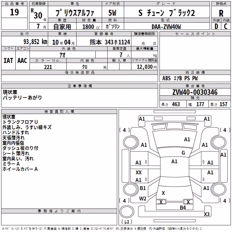 TOYOTA PRIUS ALPHA