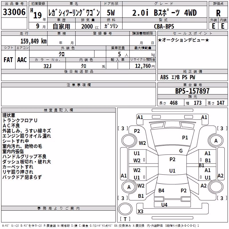 SUBARU LEGACY