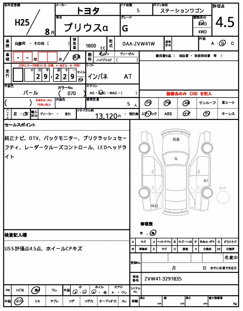 TOYOTA PRIUS ALPHA