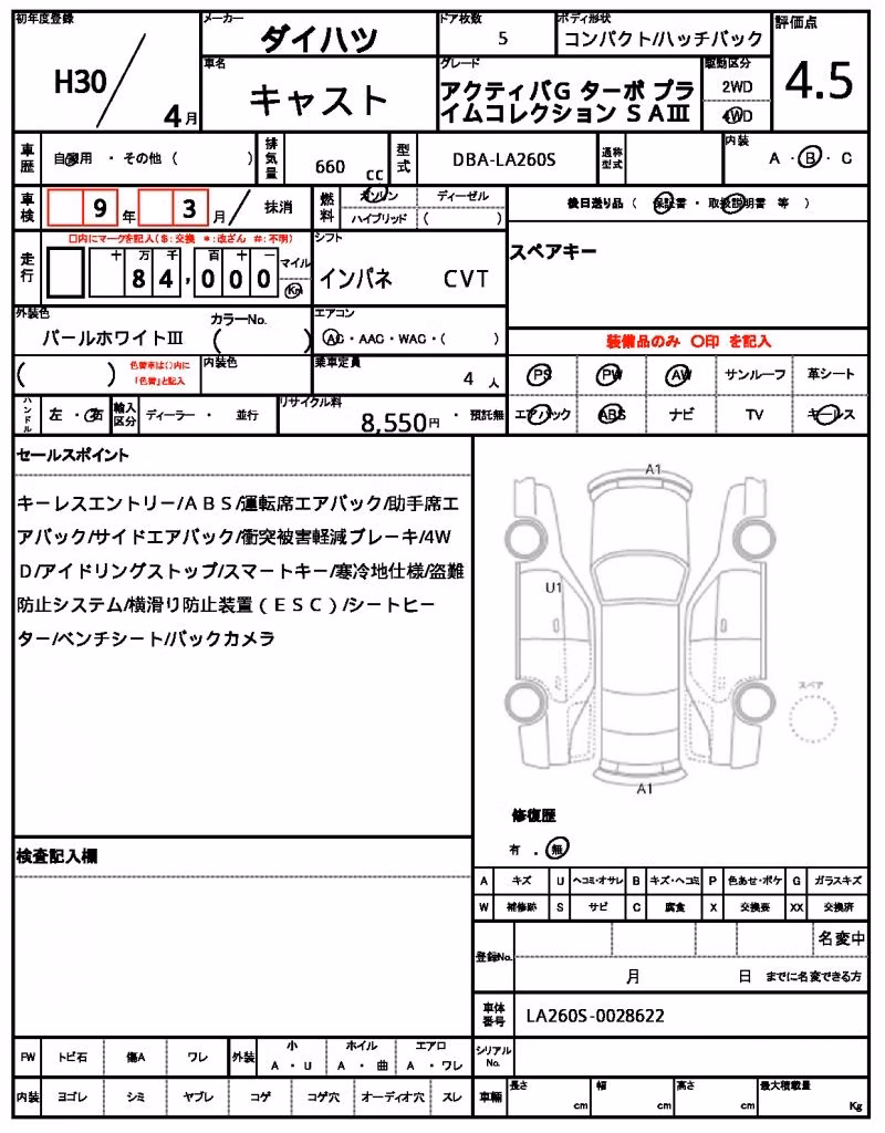 DAIHATSU CAST