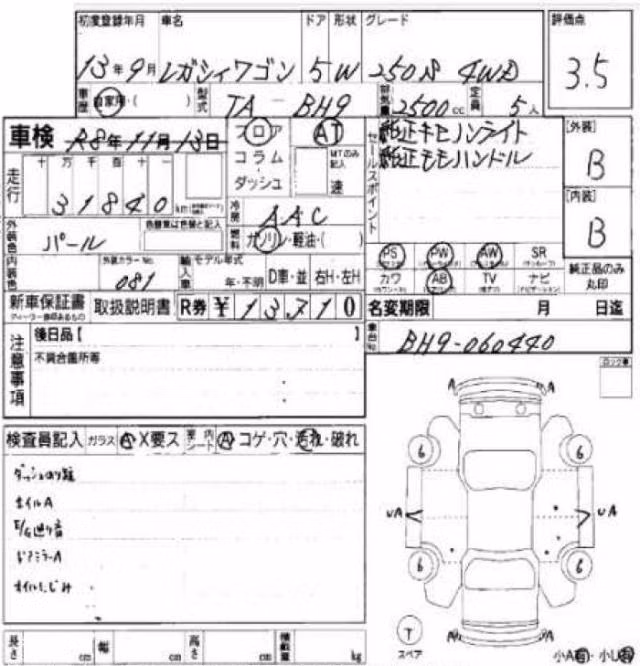 SUBARU LEGACY