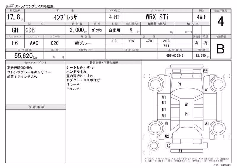SUBARU IMPREZA WRX STI