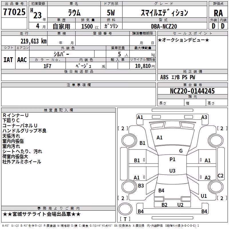 TOYOTA RAUM