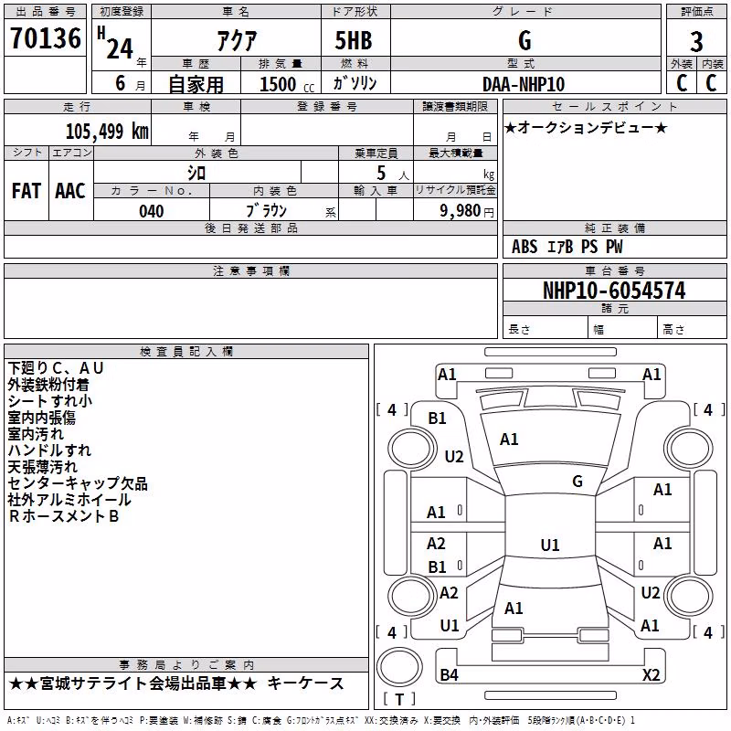 TOYOTA AQUA