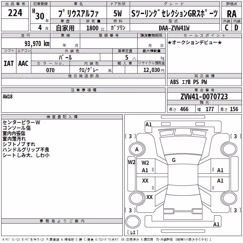 TOYOTA PRIUS ALPHA