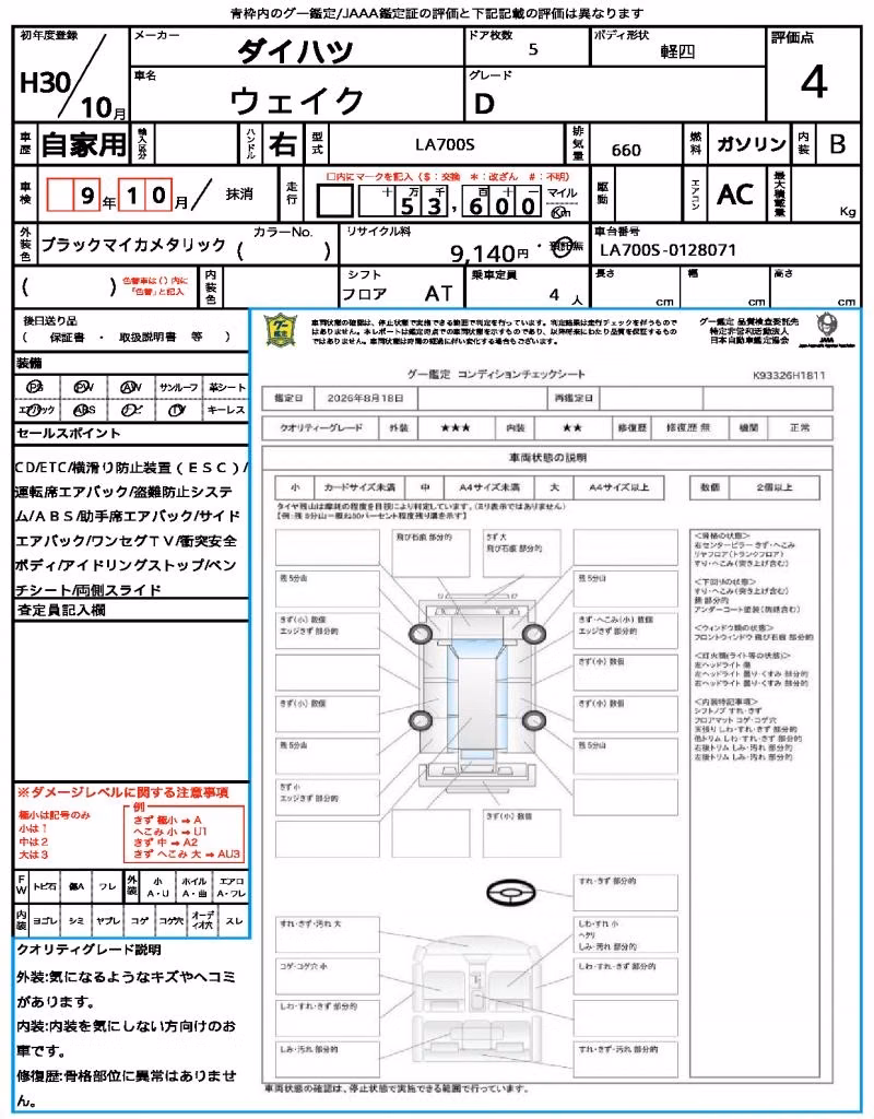 DAIHATSU WAKE