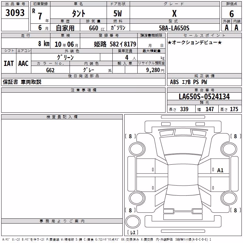 DAIHATSU TANTO