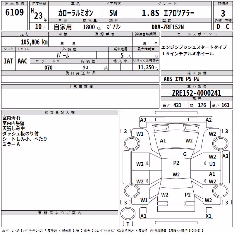 TOYOTA COROLLA RUMION
