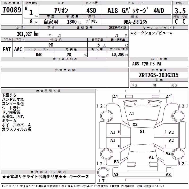 TOYOTA ALLION