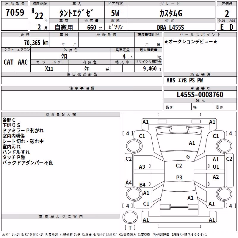 DAIHATSU TANTO EXE