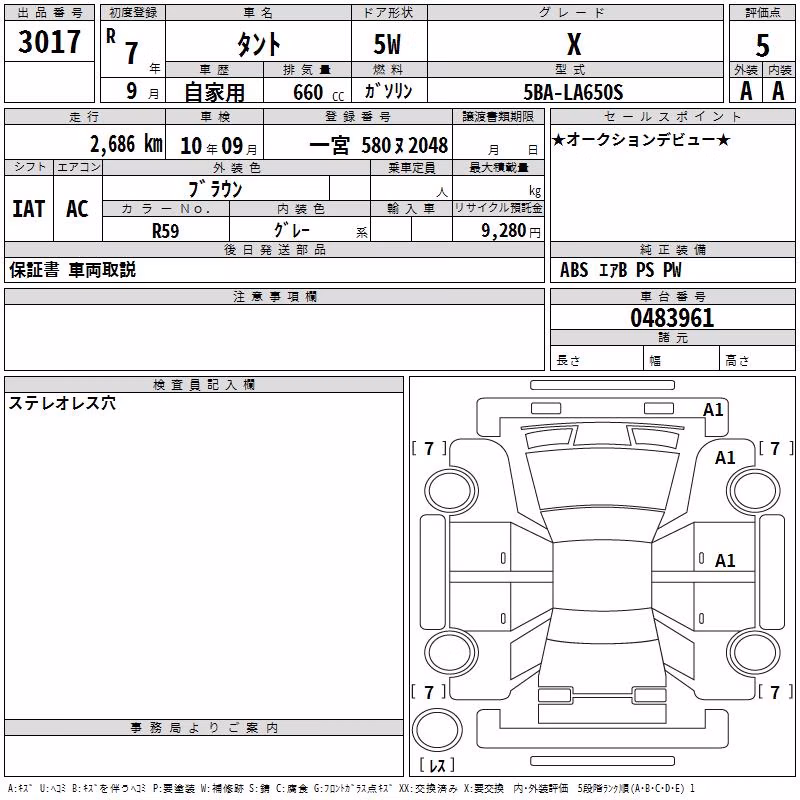 DAIHATSU TANTO
