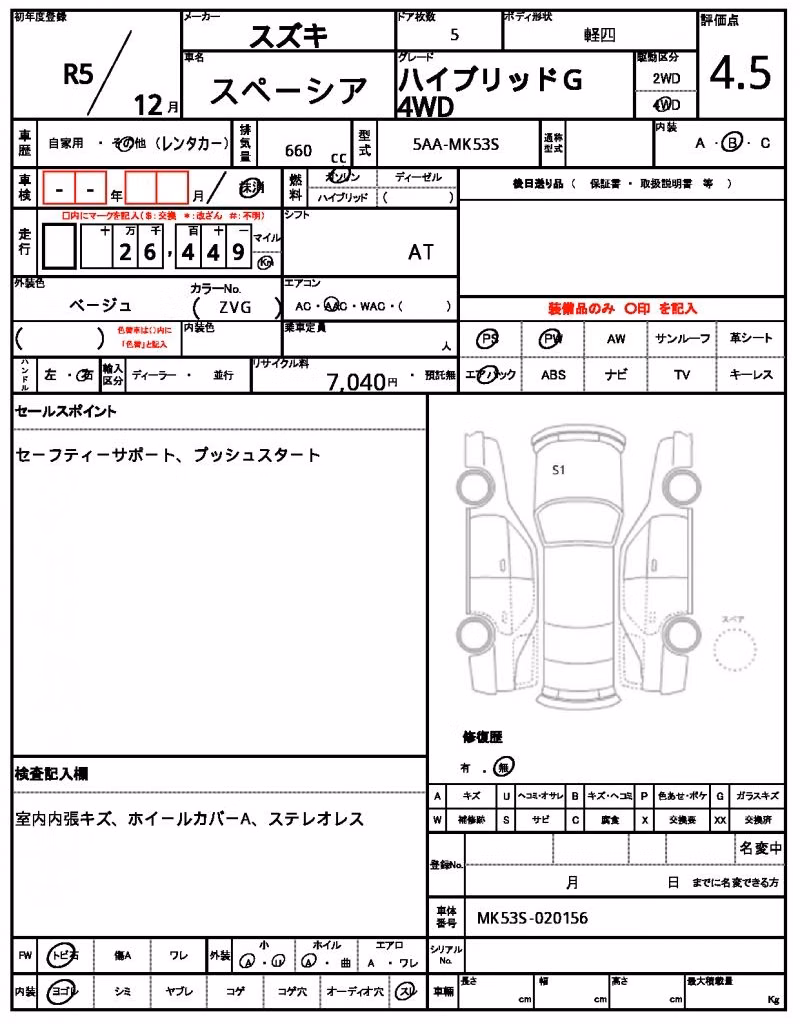 SUZUKI SPACIA