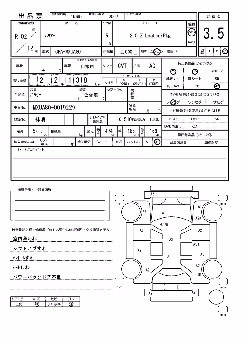 TOYOTA HARRIER