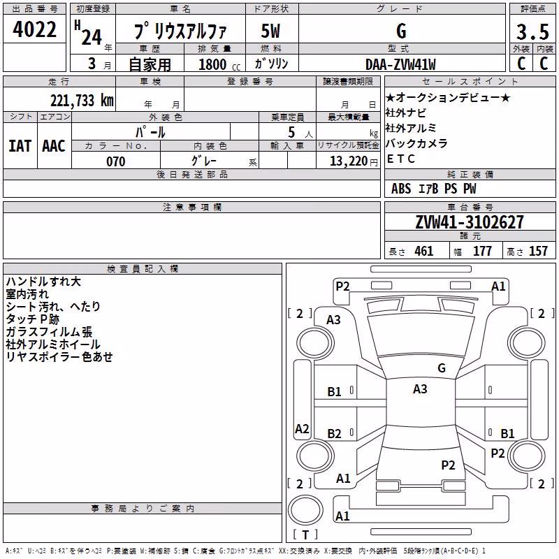 TOYOTA PRIUS ALPHA