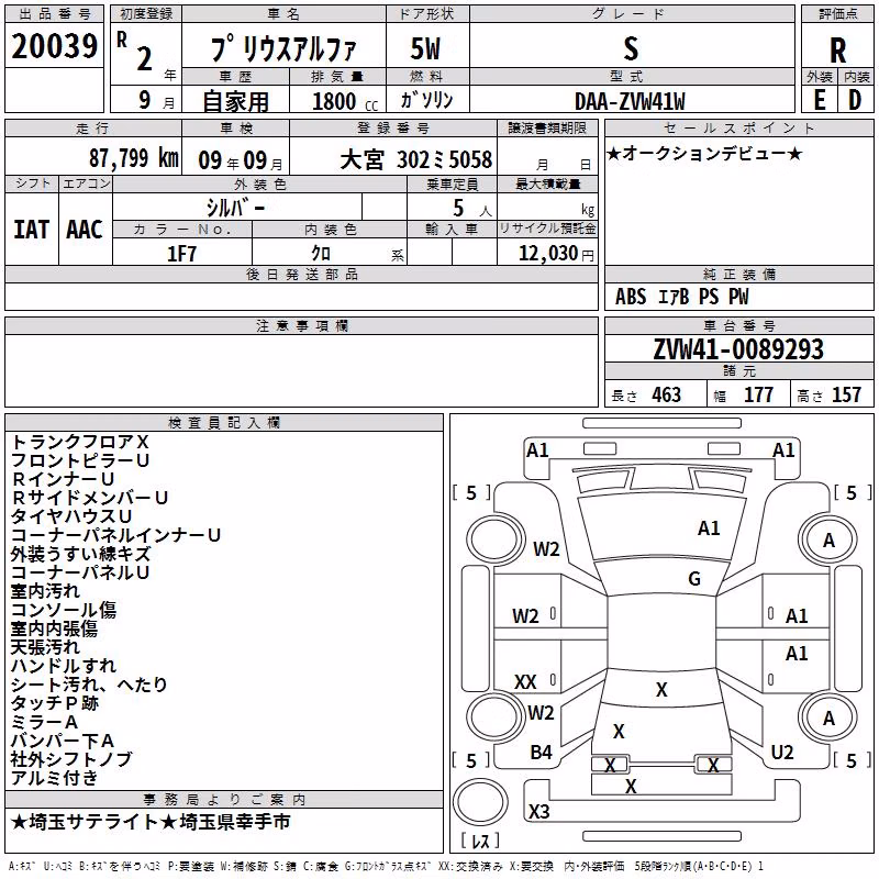 TOYOTA PRIUS ALPHA