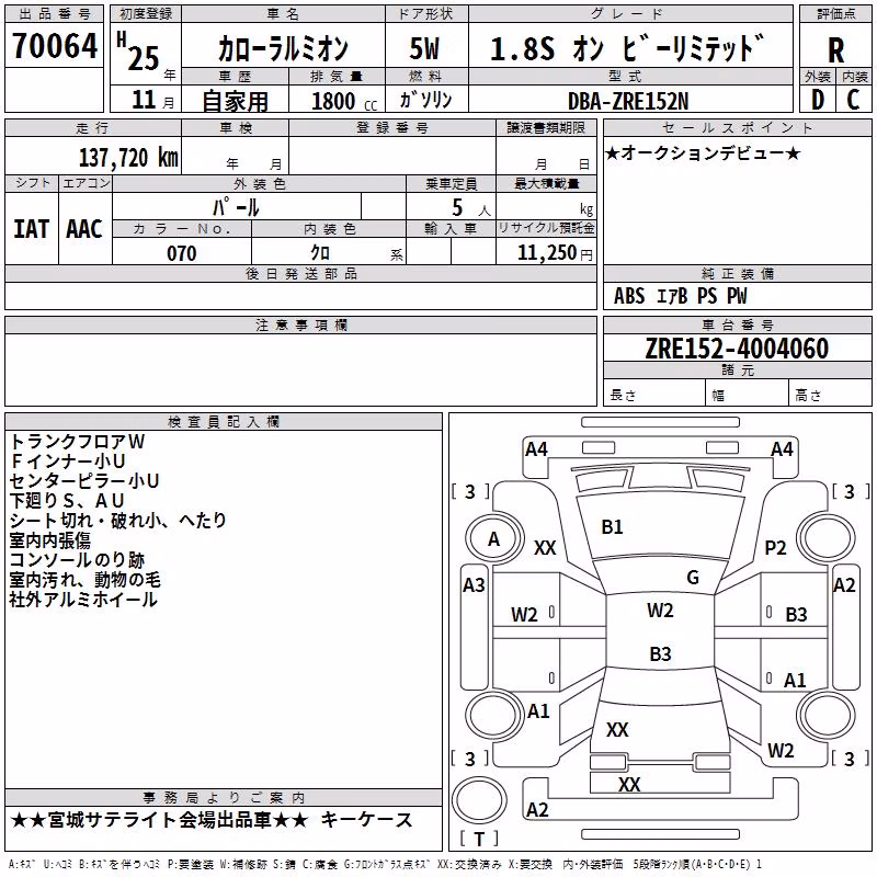 TOYOTA COROLLA RUMION