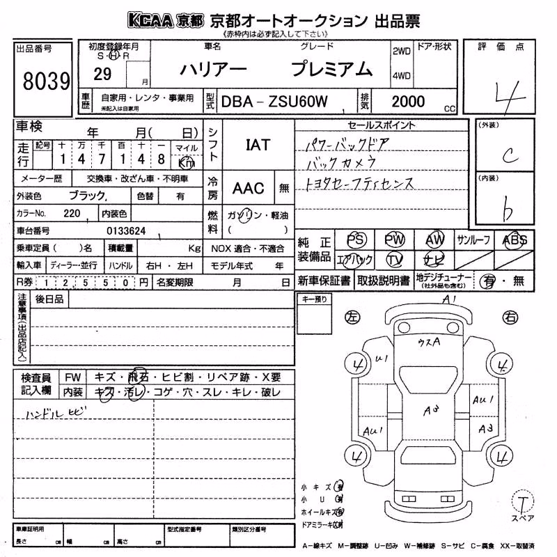 TOYOTA HARRIER
