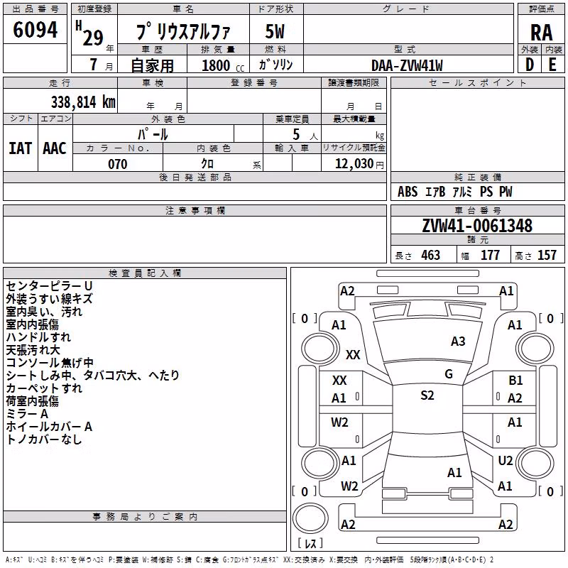 TOYOTA PRIUS ALPHA