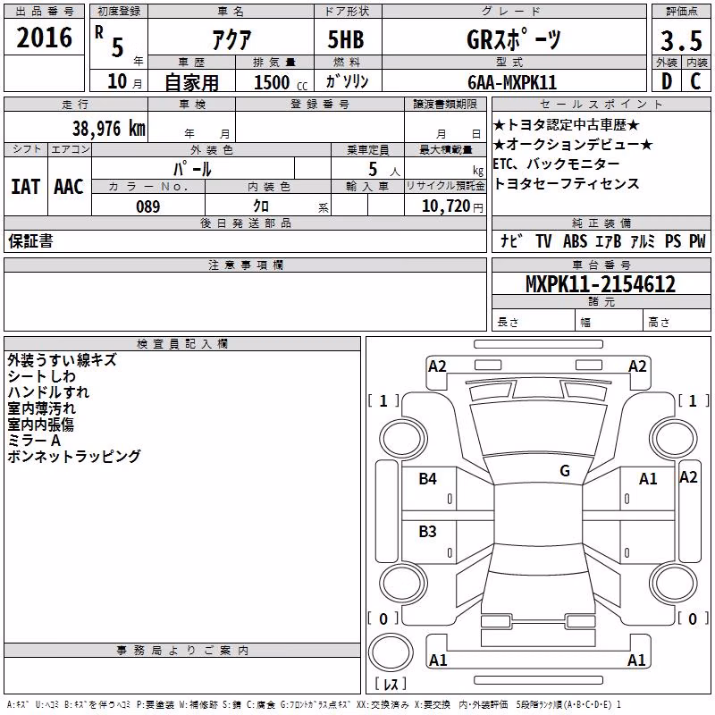 TOYOTA AQUA