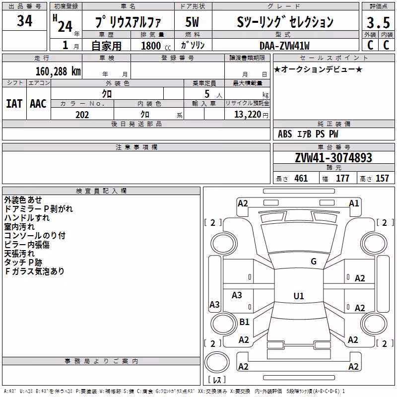 TOYOTA PRIUS ALPHA