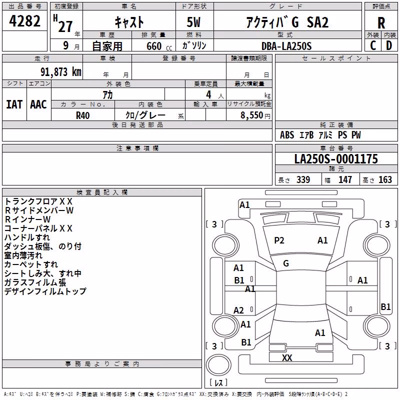 DAIHATSU CAST