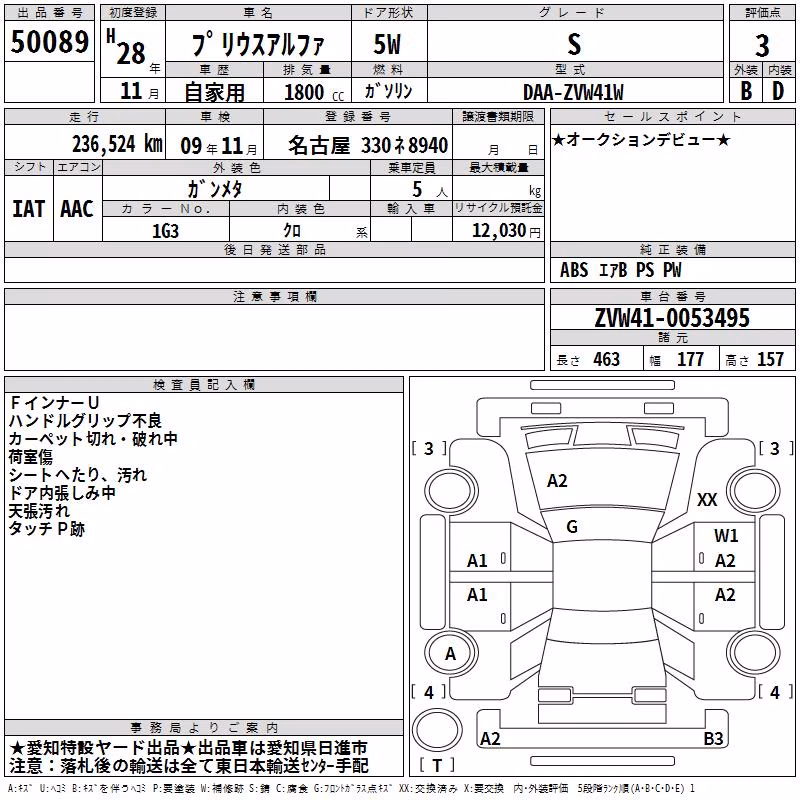 TOYOTA PRIUS ALPHA