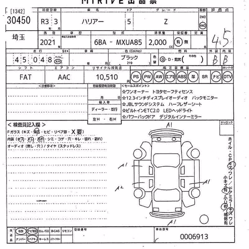 TOYOTA HARRIER
