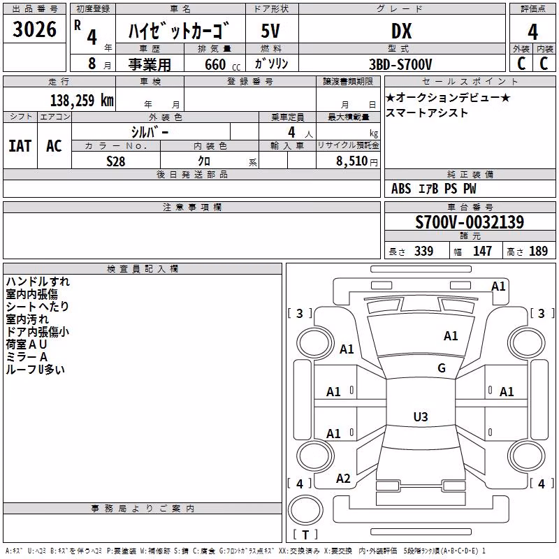 DAIHATSU ATRAI