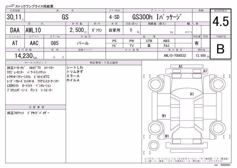LEXUS GS300H