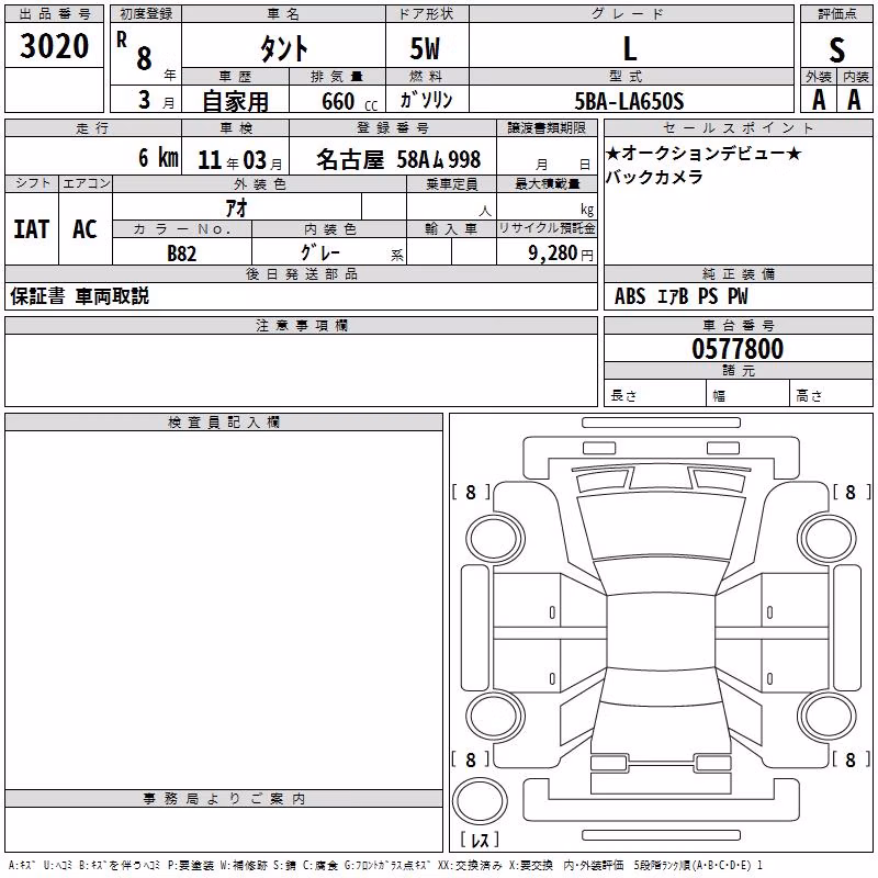 DAIHATSU TANTO