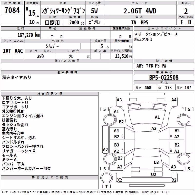 SUBARU LEGACY