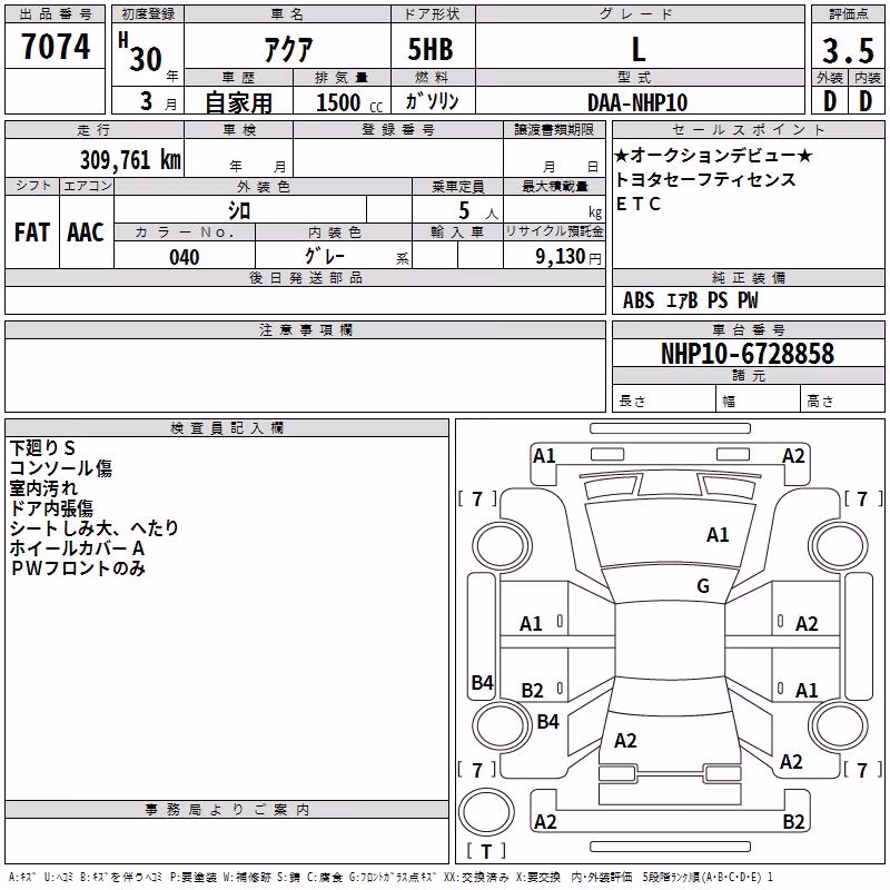 TOYOTA AQUA