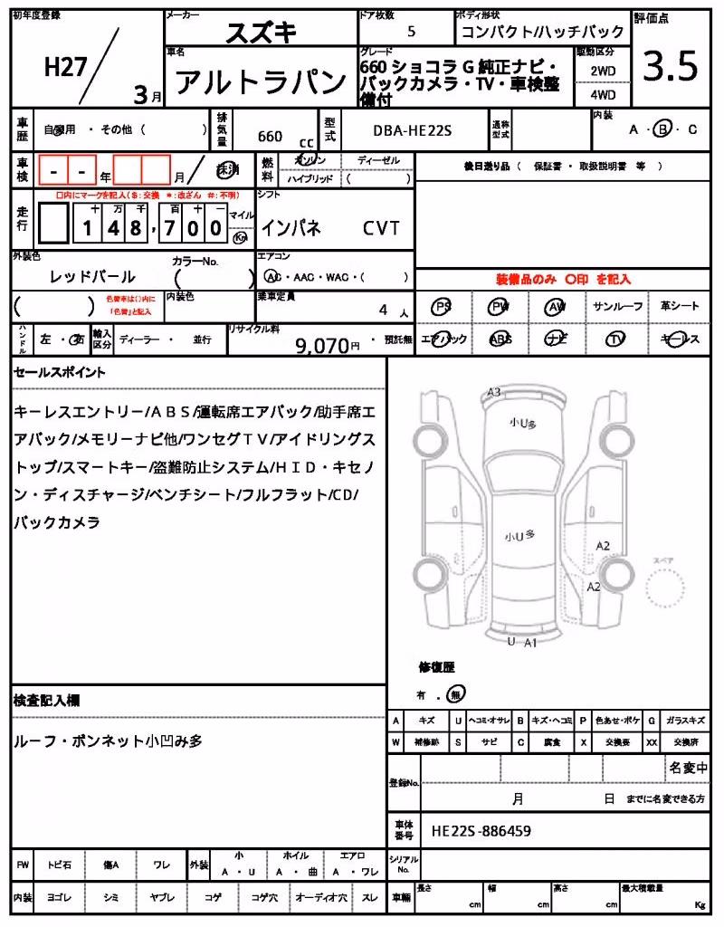 SUZUKI ALTO LAPIN