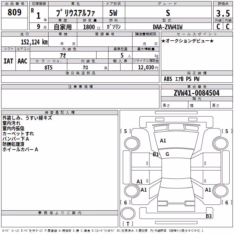 TOYOTA PRIUS ALPHA