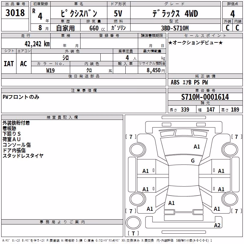 TOYOTA PIXIS VAN
