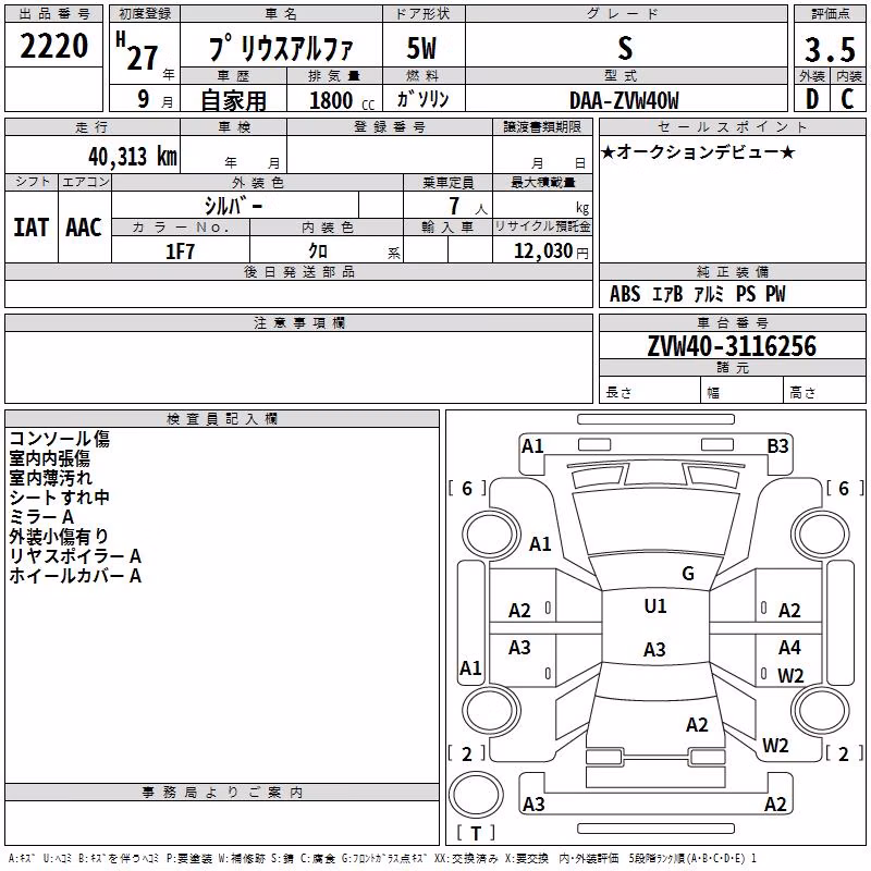 TOYOTA PRIUS ALPHA