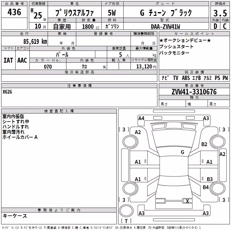 TOYOTA PRIUS ALPHA
