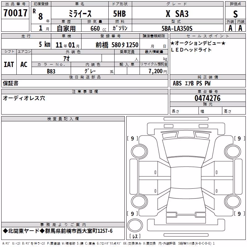 DAIHATSU MIRA E:S
