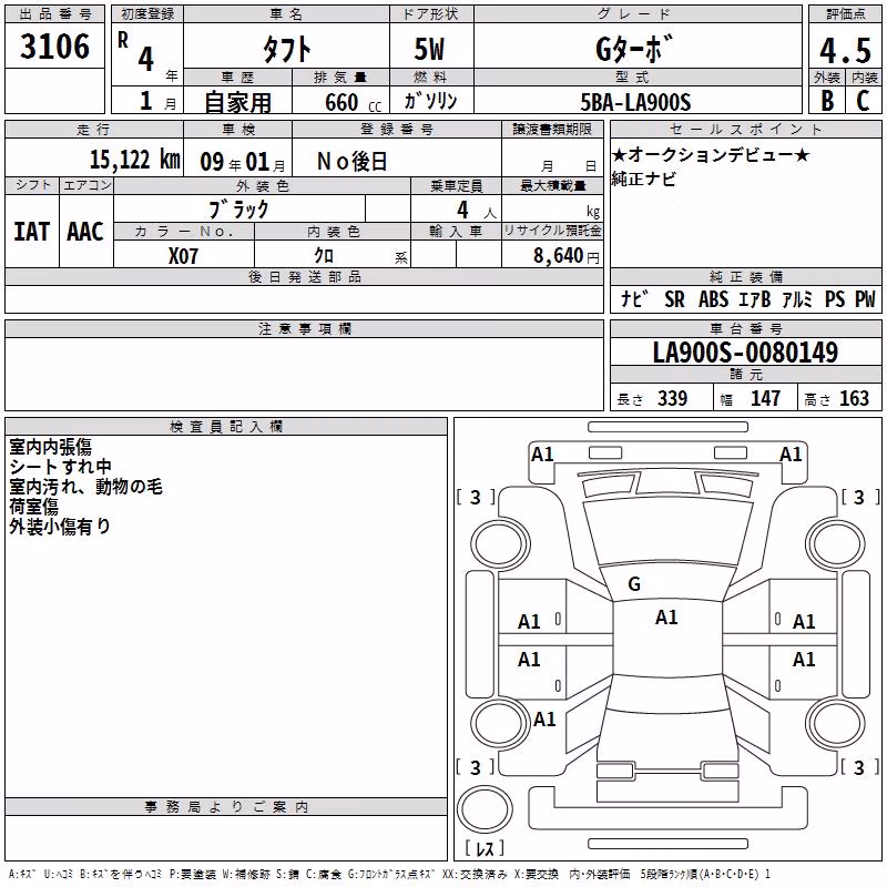 DAIHATSU TAFT