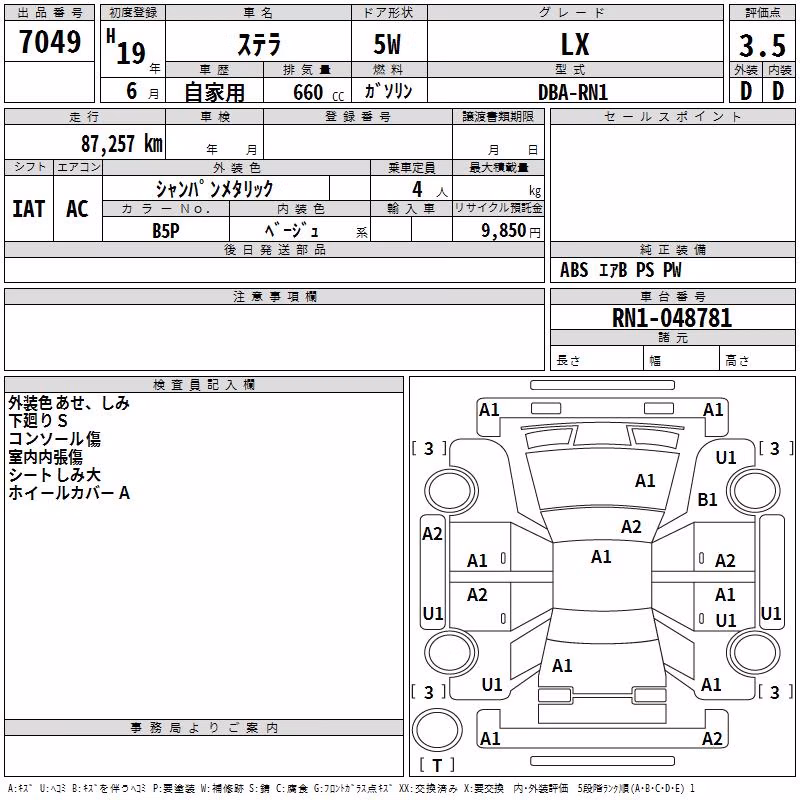SUBARU STELLA